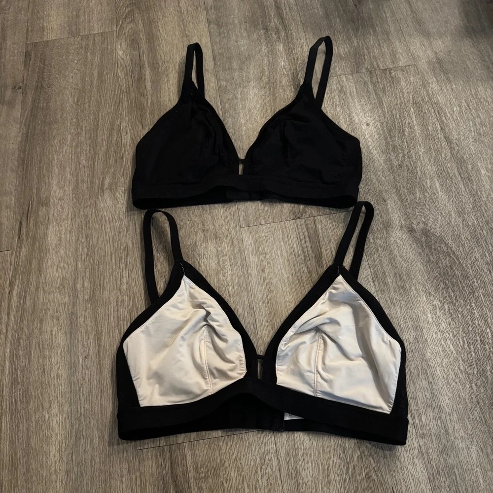 Lively Black Women's Bras Set of two size large